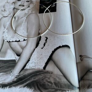🆕Large Silver Hoop Earrings~ TAXCO 😍